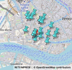 Mappa Dorsoduro, 30123 Venezia VE, Italia (0.3185)