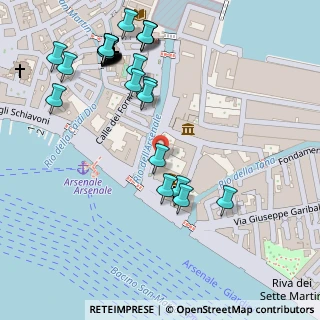 Mappa Campo de la Tana, 30122 Venezia VE, Italia (0.16296)