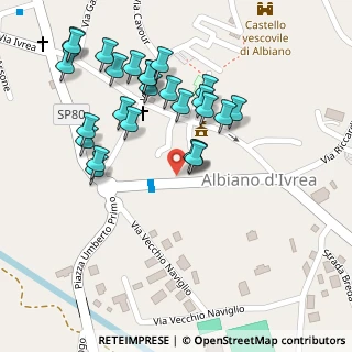 Mappa Corso Massimo D'Azeglio, 10010 Albiano D'ivrea TO, Italia (0.11154)