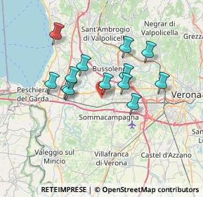 Mappa Via Ruggero Leoncavallo, 37060 Sona VR, Italia (5.89077)