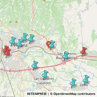 Mappa Via Caperle Augusto, 37132 Verona VR, Italia (5.64308)