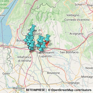 Mappa Via Caperle Augusto, 37132 Verona VR, Italia (10.85889)