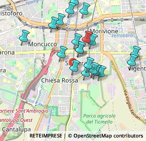 Mappa Via Montegani Via Neera, 20141 Milano MI, Italia (0.86)