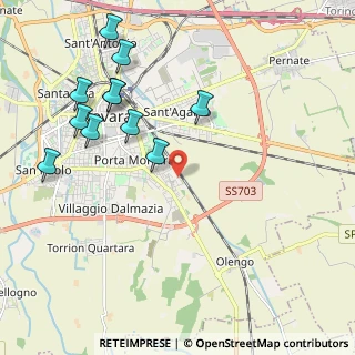Mappa Via Sapri, 28100 Novara NO, Italia (2.32364)