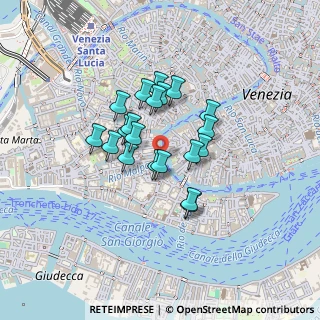 Mappa Calle dei Cerchieri, 30123 Venezia VE, Italia (0.311)