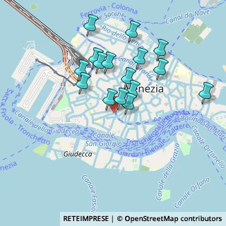Mappa Calle dei Cerchieri, 30123 Venezia VE, Italia (0.825)
