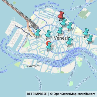 Mappa Calle dei Cerchieri, 30123 Venezia VE, Italia (1.00455)