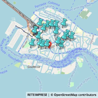 Mappa Calle dei Cerchieri, 30123 Venezia VE, Italia (0.7225)