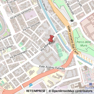 Mappa Via Albere, 17, 37138 Verona, Verona (Veneto)