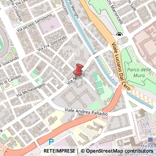 Mappa Via Albere, 21C, 37138 Verona, Verona (Veneto)