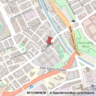 Mappa Via albere 21/c, 37138 Verona, Verona (Veneto)