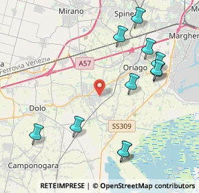 Mappa Via della Serenissima, 30034 Mira VE, Italia (4.66182)