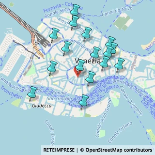 Mappa Calle dello Spezier, 30124 Venezia VE, Italia (0.92938)