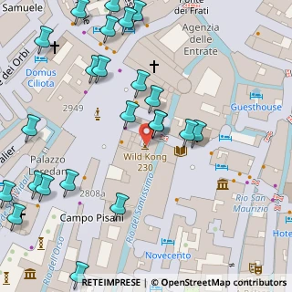 Mappa Calle dello Spezier, 30124 Venezia VE, Italia (0.072)