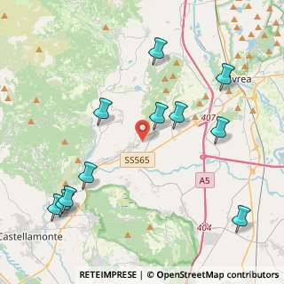 Mappa Via G. Giacosa, 10010 Colleretto Giacosa TO, Italia (4.87909)