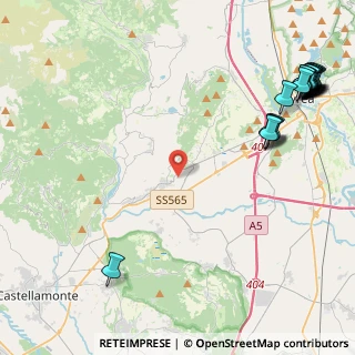 Mappa Via G. Giacosa, 10010 Colleretto Giacosa TO, Italia (6.4905)