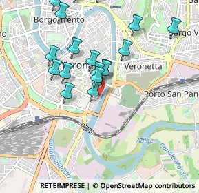 Mappa Lungoadige Capuleti, 37122 Verona VR, Italia (1.0585)