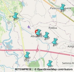 Mappa Piazza Umberto I, 10010 Albiano D'ivrea TO, Italia (3.705)