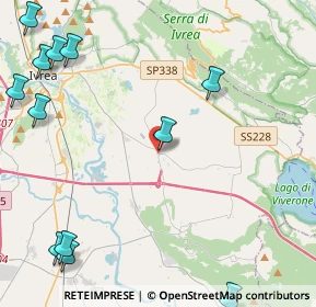 Mappa Piazza Umberto I, 10010 Albiano D'ivrea TO, Italia (6.55231)