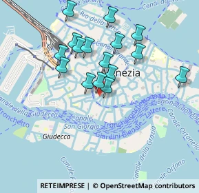 Mappa Calle Malipiero, 30124 Venezia VE, Italia (0.81813)
