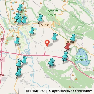 Mappa Strada Simonti, 10010 Albiano D'ivrea TO, Italia (5.456)