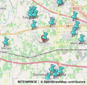 Mappa Via Guglielmo Marconi, 37060 Sona VR, Italia (2.8365)