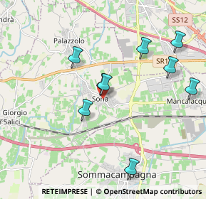 Mappa Via Guglielmo Marconi, 37060 Sona VR, Italia (2.32545)