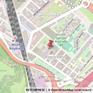 Mappa Via Rogoredo, 27, 20138 Milano, Milano (Lombardia)
