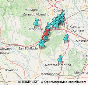 Mappa Via Sabbadini, 36040 Sarego VI, Italia (11.26722)