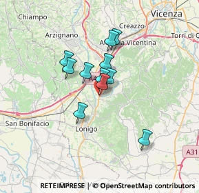 Mappa Via Sabbadini, 36040 Sarego VI, Italia (4.77909)