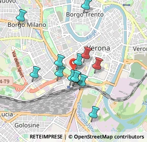 Mappa Circonvallazione Oriani, 37122 Verona VR, Italia (0.74615)