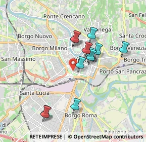 Mappa Circonvallazione Oriani, 37122 Verona VR, Italia (1.645)