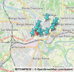 Mappa Circonvallazione Oriani, 37122 Verona VR, Italia (1.10727)