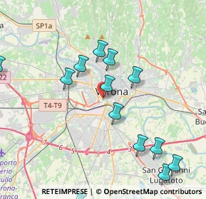 Mappa Circonvallazione Oriani, 37122 Verona VR, Italia (5.114)