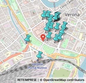 Mappa Circonvallazione Oriani, 37122 Verona VR, Italia (0.404)
