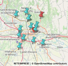 Mappa Circonvallazione Oriani, 37122 Verona VR, Italia (6.21714)