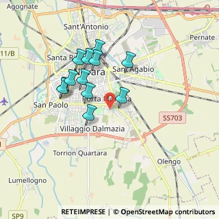 Mappa Via Premuda, 28100 Novara NO, Italia (1.54583)
