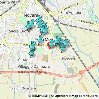 Mappa Via Premuda, 28100 Novara NO, Italia (0.75)