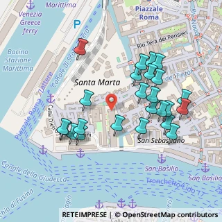 Mappa Fondamenta Bari, 30123 Venezia VE, Italia (0.23333)
