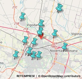 Mappa Via Libero Benedetti, 35133 Padova PD, Italia (3.70357)