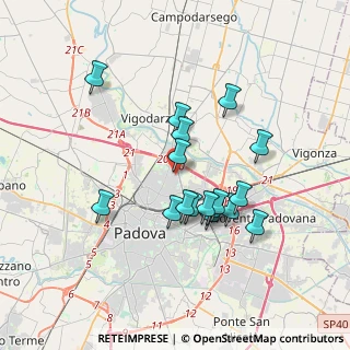 Mappa Via Libero Benedetti, 35133 Padova PD, Italia (3.10529)