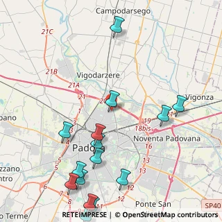 Mappa Via Libero Benedetti, 35133 Padova PD, Italia (5.54333)