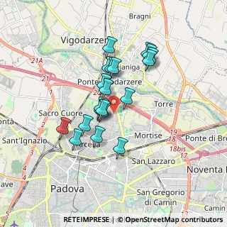 Mappa Via Libero Benedetti, 35133 Padova PD, Italia (1.3975)