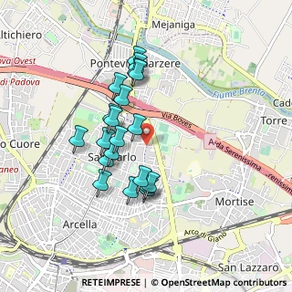Mappa Via Libero Benedetti, 35133 Padova PD, Italia (0.7695)