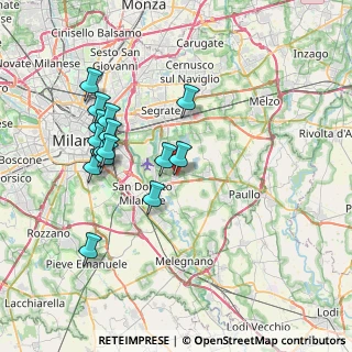 Mappa Via Giacomo Leopardi, 20068 Peschiera Borromeo MI, Italia (7.21933)