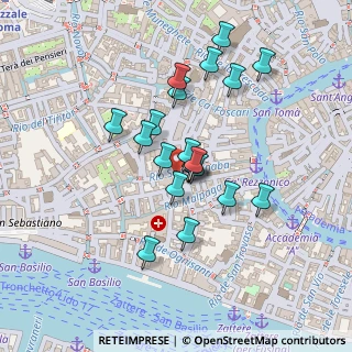 Mappa Calle Lunga San Barnaba, 30123 Venezia VE, Italia (0.182)