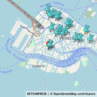 Mappa Calle Lunga S. Barnaba, 30123 Venezia VE, Italia (1.05611)