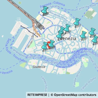 Mappa Calle Lunga S. Barnaba, 30123 Venezia VE, Italia (1.11545)