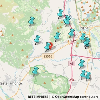 Mappa Via Santa Liberata, 10010 Colleretto Giacosa TO, Italia (4.946)