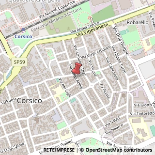 Mappa Via Sant'Adele, 24, 20094 Corsico, Milano (Lombardia)